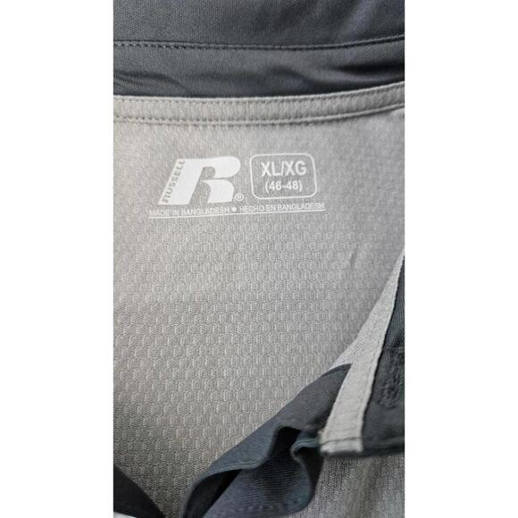 Russell Men's Utah Utes Performance Polo Shirt Gray with Embroidered Logo XL - Picture 5 of 7